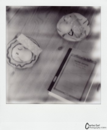 Notebook and cookies