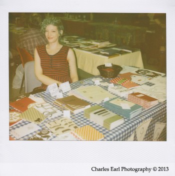 Jessica Bebenek at the Fall Small Press Fair 2013